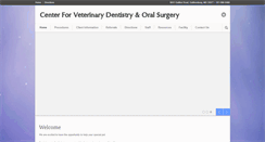 Desktop Screenshot of centerforveterinarydentistry.com